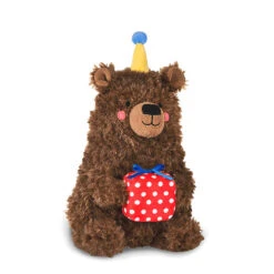 Hallmark Happy Day Bear Magnetic Plush With Present, 12"