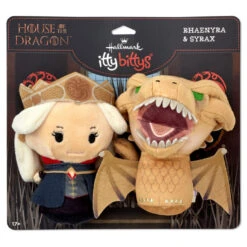 Hallmark Itty Bittys® House Of The Dragon™ Rhaenyra™ And Syrax™ Plush, Set Of 2 -Hallmark Store House of the Dragon Rhaenyra and Syrax Plush Set 1KDD2234 05