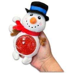 Jellyroos Powder The Snowman Squeezable Plush Toy -Hallmark Store Jellyroos Powder the Snowman Squeezable Plush Toy JLR1072 03