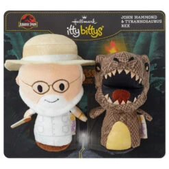 Hallmark Itty Bittys® Jurassic Park John Hammond And T-Rex Plush, Set Of 2 -Hallmark Store Jurassic Park John Hammond and TRex Plush Set 1KDD2229 05