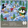 Hallmark Playful Penguins Deck The Halls Jigsaw Puzzle, 550 Pieces -Hallmark Store Keepsake Playful Penguins Deck the Halls Puzzle 1PZX2014 01