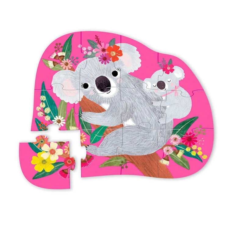 Crocodile Creek Koala Cuddle 12-Piece Puzzle 4 Crocodile Creek Koala Cuddle 12-Piece Puzzle - Image 2