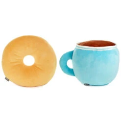 Hallmark Large Better Together Donut And Coffee Magnetic Plush Pair, 12" 11 Hallmark Large Better Together Donut And Coffee Magnetic Plush Pair, 12" -Hallmark Store Large Better Together Donut and Coffee Magnetic Plush 1KID1809 04
