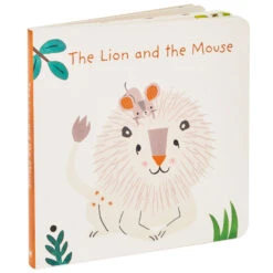 Hallmark The Lion And The Mouse Board Book And Lion Lovey Blanket Set -Hallmark Store Lion Lovey Blanket Lion Mouse Kindness Board Book Set 1BBY4783 03