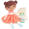 Hallmark Little World Changers™ And Kind Culture Co. The Doll Kind Dark Skin Girl, 12" 1 Hallmark Little World Changers™ And Kind Culture Co. The Doll Kind Dark Skin Girl, 12" -Hallmark Store Little World Changers Dark Skin Girl Doll With Tokens 1KID2086 01