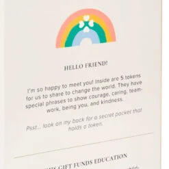 Hallmark Little World Changers™ And Kind Culture Co. The Doll Kind Light Skin Girl, 12" -Hallmark Store Little World Changers Light Skin Girl Doll With Tokens 1KID2085 08