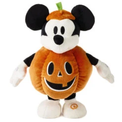 Hallmark Disney Jack-o'-Lantern Mickey Mouse Plush With Sound And Motion, 12.5"