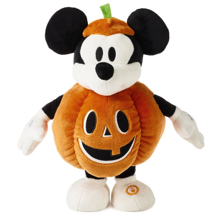 Hallmark Disney Jack-o'-Lantern Mickey Mouse Plush With Sound And Motion, 12.5" 3 Hallmark Disney Jack-o'-Lantern Mickey Mouse Plush With Sound And Motion, 12.5"