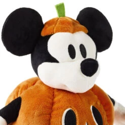 Hallmark Disney Jack-o'-Lantern Mickey Mouse Plush With Sound And Motion, 12.5" 11 Hallmark Disney Jack-o'-Lantern Mickey Mouse Plush With Sound And Motion, 12.5" -Hallmark Store Mickey Mouse Pumpkin Plush With Sound and Motion 1HGN1555 04