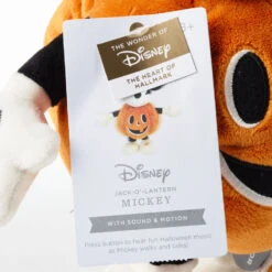 Hallmark Disney Jack-o'-Lantern Mickey Mouse Plush With Sound And Motion, 12.5" 13 Hallmark Disney Jack-o'-Lantern Mickey Mouse Plush With Sound And Motion, 12.5" -Hallmark Store Mickey Mouse Pumpkin Plush With Sound and Motion 1HGN1555 06