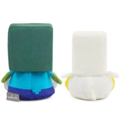 Hallmark Better Together Minecraft Baby Zombie And Chicken Magnetic Plush Pair, 5.25" H 12 Hallmark Better Together Minecraft Baby Zombie And Chicken Magnetic Plush Pair, 5.25" H -Hallmark Store Minecraft Baby Zombie and Chicken Magnetic Plush 1BTG1027 04