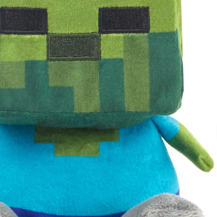 Hallmark Better Together Minecraft Baby Zombie And Chicken Magnetic Plush Pair, 5.25" H 7 Hallmark Better Together Minecraft Baby Zombie And Chicken Magnetic Plush Pair, 5.25" H - Image 5