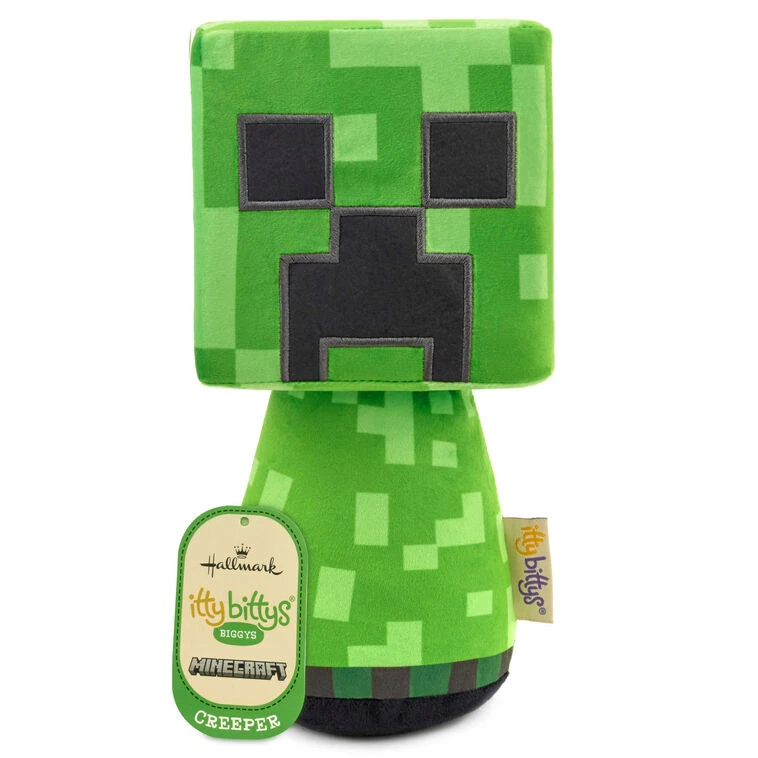 Hallmark Itty Bittys® Biggies Minecraft Creeper Plush, 10” 4 Hallmark Itty Bittys® Biggies Minecraft Creeper Plush, 10” - Image 2