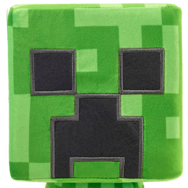 Hallmark Itty Bittys® Biggies Minecraft Creeper Plush, 10” 6 Hallmark Itty Bittys® Biggies Minecraft Creeper Plush, 10” - Image 4