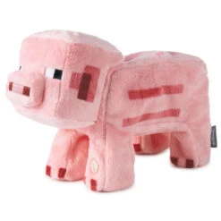 Hallmark Minecraft Pig Plush With Sound And Motion