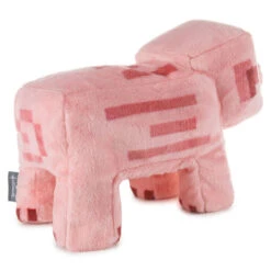 Hallmark Minecraft Pig Plush With Sound And Motion 9 Hallmark Minecraft Pig Plush With Sound And Motion -Hallmark Store Minecraft Pink Plush Pig With Sound and Motion 1NIT1028 03