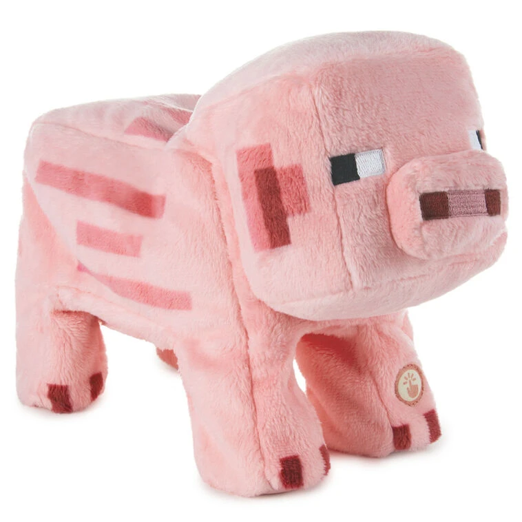 Hallmark Minecraft Pig Plush With Sound And Motion 6 Hallmark Minecraft Pig Plush With Sound And Motion - Image 4