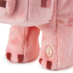 Hallmark Minecraft Pig Plush With Sound And Motion 11 Hallmark Minecraft Pig Plush With Sound And Motion -Hallmark Store Minecraft Pink Plush Pig With Sound and Motion 1NIT1028 05