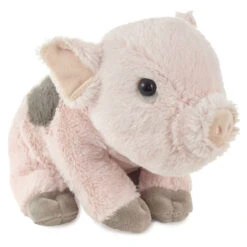 Hallmark Baby Pig Stuffed Animal, 6" 8 Hallmark Baby Pig Stuffed Animal, 6" -Hallmark Store Mini Pink Spotted Baby Piglet Stuffed Animal 1KAM2039 03
