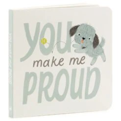 Hallmark MopTops Shaggy Dog Stuffed Animal With You Make Me Proud Board Book -Hallmark Store MopTops Dog Plush Stuffed Animal Board Book 1KID1532 04