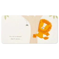 Hallmark MopTops Lion Stuffed Animal With You Are Brave Board Book -Hallmark Store MopTops Plush Lion Stuffed Animal Board Book 1KID1530 06