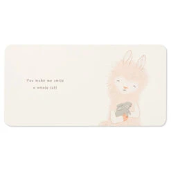 Hallmark MopTops Llama Stuffed Animal With You Make Me Smile Board Book -Hallmark Store MopTops Plush Llama Stuffed Animal Board Book 1KID1534 06