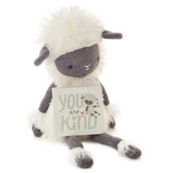Hallmark MopTops Highland Sheep Stuffed Animal With You Are Kind Board Book
