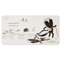 Hallmark MopTops Skunk Stuffed Animal With You Are Unique Board Book -Hallmark Store MopTops Plush Skunk Stuffed Animal and Board Book 1KID2082 06