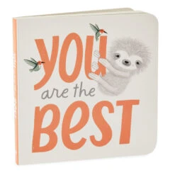 Hallmark MopTops Sloth Stuffed Animal With You Are The Best Board Book -Hallmark Store MopTops Plush Sloth Stuffed Animal and Board Book 1KID2083 04