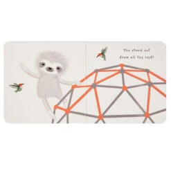 Hallmark MopTops Sloth Stuffed Animal With You Are The Best Board Book -Hallmark Store MopTops Plush Sloth Stuffed Animal and Board Book 1KID2083 06