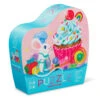 Crocodile Creek Celebration! 12-Piece Puzzle -Hallmark Store Mouse and Cupcake 12Piece Puzzle 41198 01