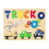 Mud Pie Truck Busy Board Wood Puzzle For Kids -Hallmark Store Mud Pie Truck Wooden Puzzle 10760183TR 01
