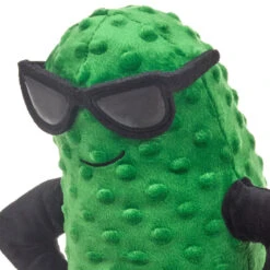 Hallmark Big Dill Pickle Plush With Sound And Motion, 13" -Hallmark Store Musical Dancing Dill Pickle in Sunglasses Plush Toy 1KID3032 04