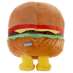 Hallmark Hamburger Plush With Sound And Motion, 10" -Hallmark Store Musical Dancing Hamburger Plush Toy 1KID3027 03