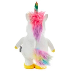 Hallmark Meh Unicorn Plush With Sound And Motion, 12.5" -Hallmark Store Musical Dancing Unicorn With Rainbow Horn Plush Toy 1KID3031 03