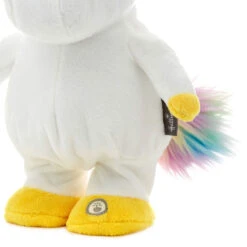 Hallmark Meh Unicorn Plush With Sound And Motion, 12.5" -Hallmark Store Musical Dancing Unicorn With Rainbow Horn Plush Toy 1KID3031 04