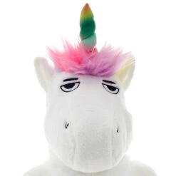 Hallmark Meh Unicorn Plush With Sound And Motion, 12.5" -Hallmark Store Musical Dancing Unicorn With Rainbow Horn Plush Toy 1KID3031 05