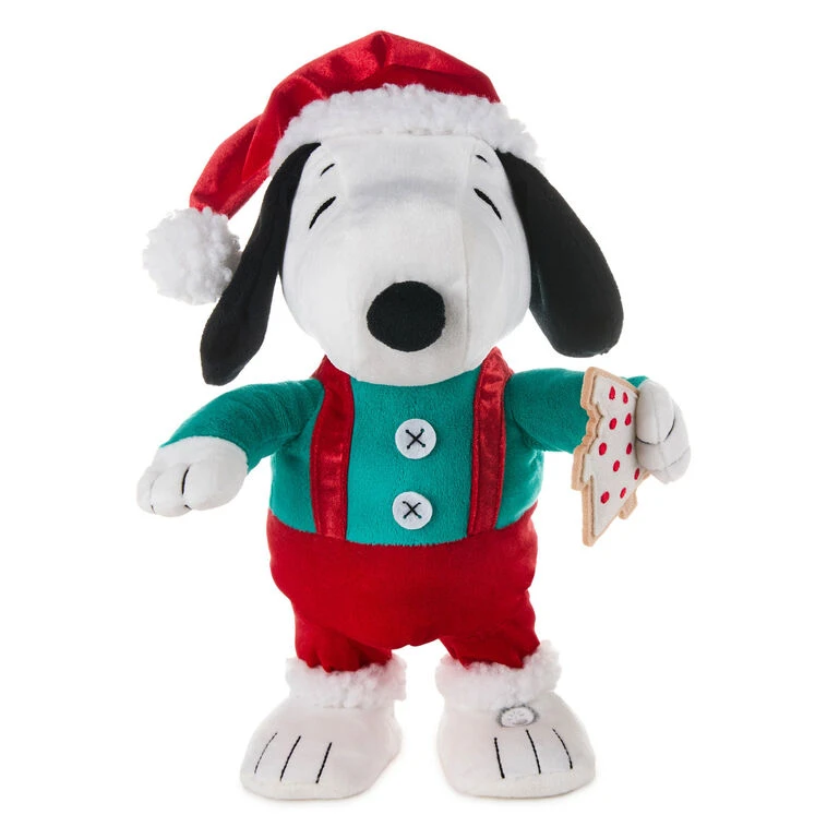 Hallmark Peanuts® Santa Snoopy With Cookie Plush With Sound And Motion, 12" 3 Hallmark Peanuts® Santa Snoopy With Cookie Plush With Sound And Motion, 12"