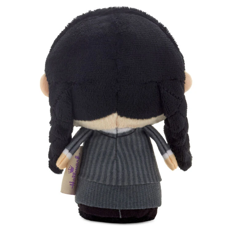 Hallmark Itty Bittys® Wednesday Addams Plush 5 Hallmark Itty Bittys® Wednesday Addams Plush - Image 3