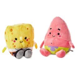 Hallmark Better Together Nickelodeon SpongeBob And Patrick Magnetic Plush Pair, 5.75" -Hallmark Store Nickelodeon SpongeBob and Patrick Magnetic Plush 1BTG1011 03