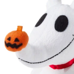 Hallmark Disney Tim Burton's The Nightmare Before Christmas Zero Zip-Along Plush -Hallmark Store Nightmare Before Christmas Zero Ghost Dog Plush Toy 1KHW1058 05