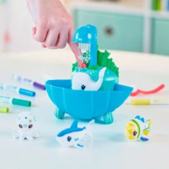Crayola® Scribble Scrubbie Ocean Pets Lagoon Coloring Set -Hallmark Store Ocean Animal Figurines Color and Wash Creative Toy 11CRA2030 03