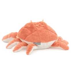 Hallmark Orange Crab Plush, 12.75" W -Hallmark Store Orange and White Crab Stuffed Animal 1KAM3005 02