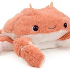 Hallmark Orange Crab Plush, 12.75" W -Hallmark Store Orange and White Crab Stuffed Animal 1KAM3005 03