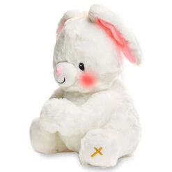 Paws For Prayer Bunny Stuffed Animal With Music And Light, 10" H -Hallmark Store Paws for Prayer Bunny Plush With Music and Light CB86751 03