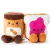 Hallmark Better Together Peanut Butter And Jelly Magnetic Plush, 5" -Hallmark Store Peanut Butter Jar and Bread With Jelly Magnetic Plush 1KID1641 01