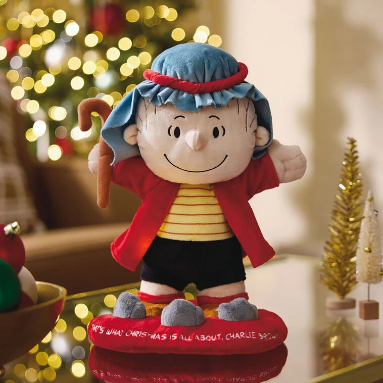 Hallmark Peanuts® Linus In Shepherd Costume Plush With Sound, Motion And Light, 12" 4 Hallmark Peanuts® Linus In Shepherd Costume Plush With Sound, Motion And Light, 12" - Image 2