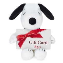 Hallmark Peanuts® Snoopy Plush Gift Card Holder, 4.2"
