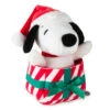 Hallmark Peanuts® Snoopy In Present Zip-Along Plush Toy -Hallmark Store Peanuts ZipAlong Snoopy in Wrapped Present Plush Toy 1KCX3020 01