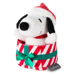 Hallmark Peanuts® Snoopy In Present Zip-Along Plush Toy -Hallmark Store Peanuts ZipAlong Snoopy in Wrapped Present Plush Toy 1KCX3020 04